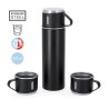 Set personnalisé pas cher Melbir Matières : acier inoxydable Couleurs : noir personnalisable avec votre logo