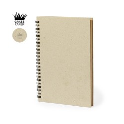 Cahier Éco-Responsable Personnalisé à Prix Abordable - Nigmar Matières : papier à base d'herbe