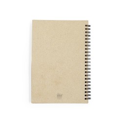 Cahier Éco-Responsable Personnalisé à Prix Abordable - Nigmar Matières : papier à base d'herbe cadeau entreprise pas cher