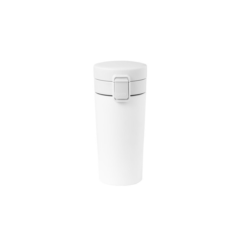 Verre Isotherme Personnalisé Design Thermique Jorlens Matières : acier inoxydable Couleurs : blanc personnalisable avec votre lo