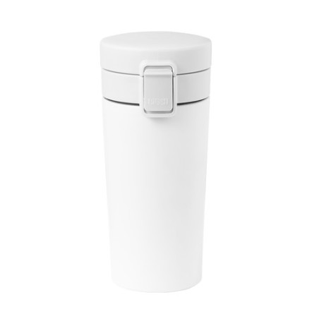 Verre Isotherme Personnalisé Design Thermique Jorlens Matières : acier inoxydable Couleurs : blanc personnalisable avec votre lo