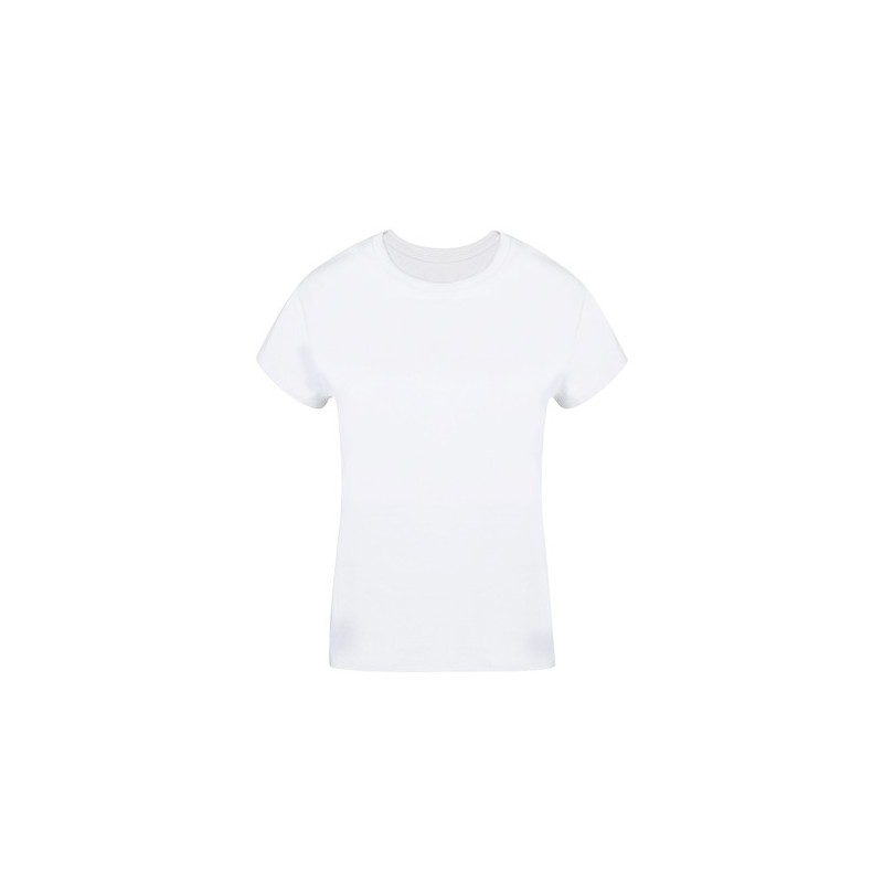 T-Shirt Femme Blanc Confortable et Stylé Personnalisé Seiyo Matières : coton Taille textile : S Couleurs : blanc