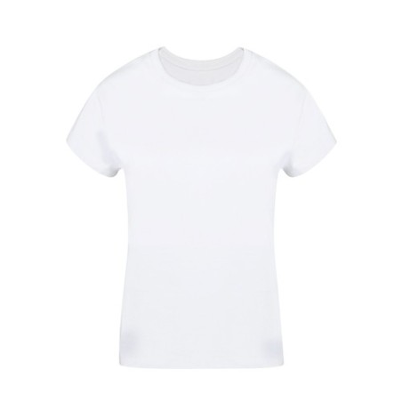 T-Shirt Femme Blanc Confortable et Stylé Personnalisé Seiyo Matières : coton Taille textile : S Couleurs : blanc