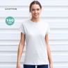 T-Shirt Femme Blanc Confortable et Stylé Personnalisé Seiyo Matières : coton Taille textile : XXL Couleurs : blanc cadeau collab