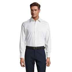 Chemise Éco-responsable et Personnalisée pour Homme - Brighton Matières : coton Taille textile : XXL Couleurs : blanc impression