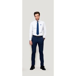 Chemise Éco-responsable et Personnalisée pour Homme - Brighton Matières : coton Taille textile : XXL Couleurs : blanc marquage c