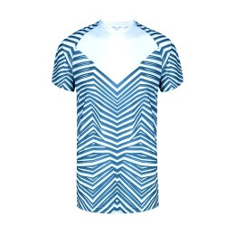 T-Shirt Adulte Personnalisable Confortable Tecnic Tingyi Matières : polyester Taille textile : XXL Couleurs : bleu personnalisab
