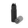 Set de Crayons en Bois Personnalisables Durcax Matières : carton recyclé Couleurs : noir impression haute définition