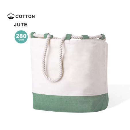 Sac de Plage Résistant et Élégant Personnalisé Belesi pas cher Matières : coton Couleurs : marron goodies publicitaire événement