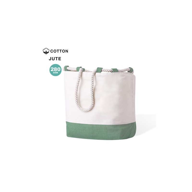 Sac de Plage Résistant et Élégant Personnalisé Belesi pas cher Matières : coton Couleurs : bleu marine impression haute définiti