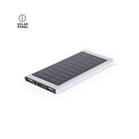 Power Bank Éco-responsable Personnalisée 5000 mAh pas cher - Bernant Matières : aluminium Couleurs : noir goodies publicitaire é