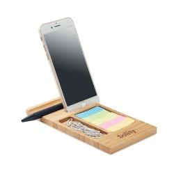 Organiseur  en bambou pour bureau TREVIS Matières : bambou Couleurs : bois impression haute définition