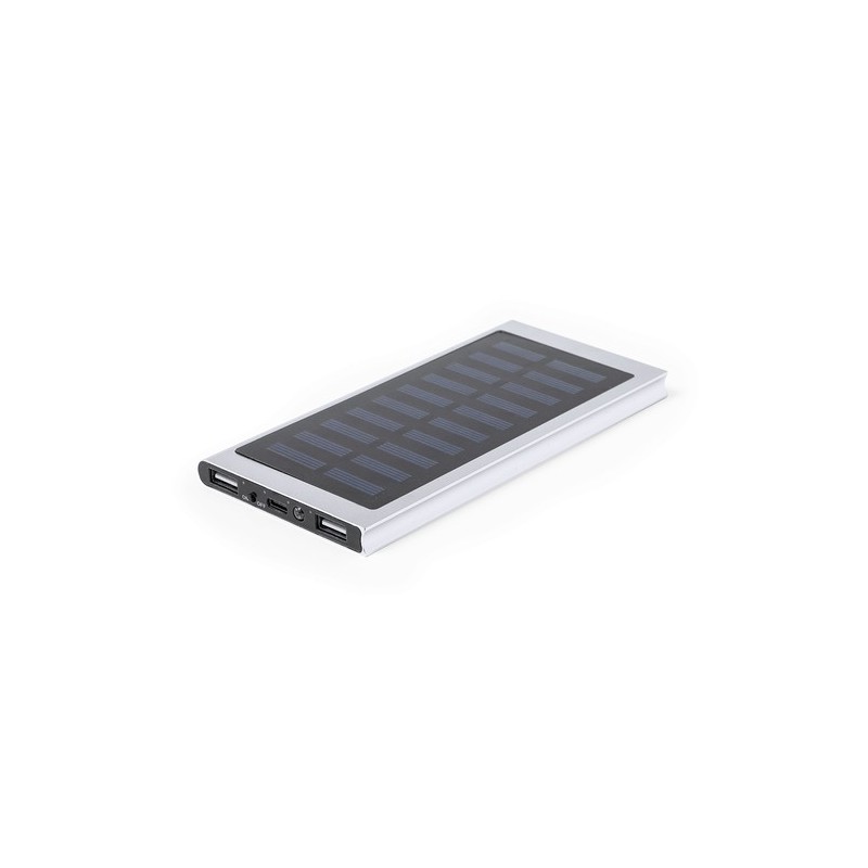 Power Bank Éco-responsable Personnalisée 5000 mAh pas cher - Bernant Matières : aluminium Couleurs : noir livraison express 24h 