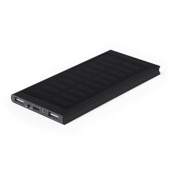 Power Bank Éco-responsable Personnalisée 5000 mAh pas cher - Bernant Matières : aluminium Couleurs : argenté objet promotionnel 