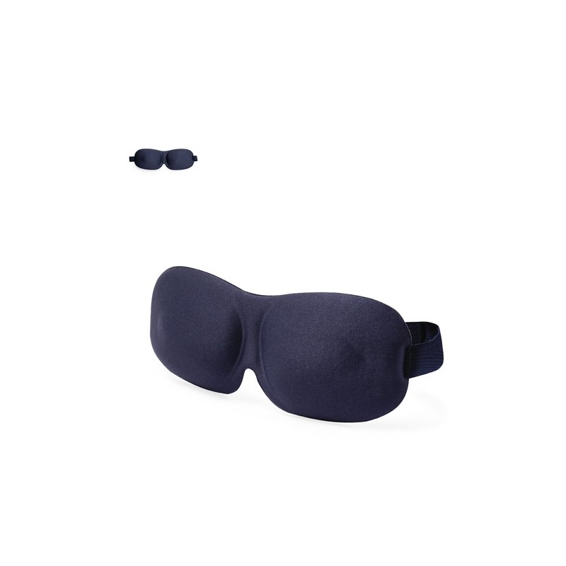 Masque de Voyage Éco-responsable Idéal pour Sommeil Réparateur Bezz Matières : polyester Couleurs : noir marquage laser ultra pr