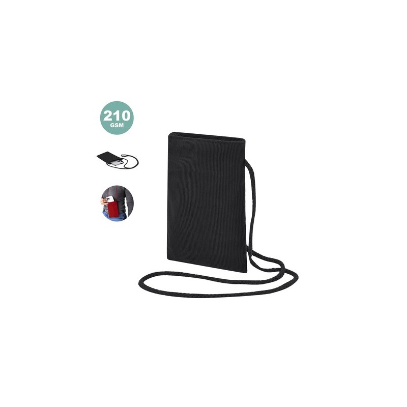 Lanyard Pratique Personnalisé pas cher - Hulak Matières : polyester Couleurs : noir cadeau collaborateur premium