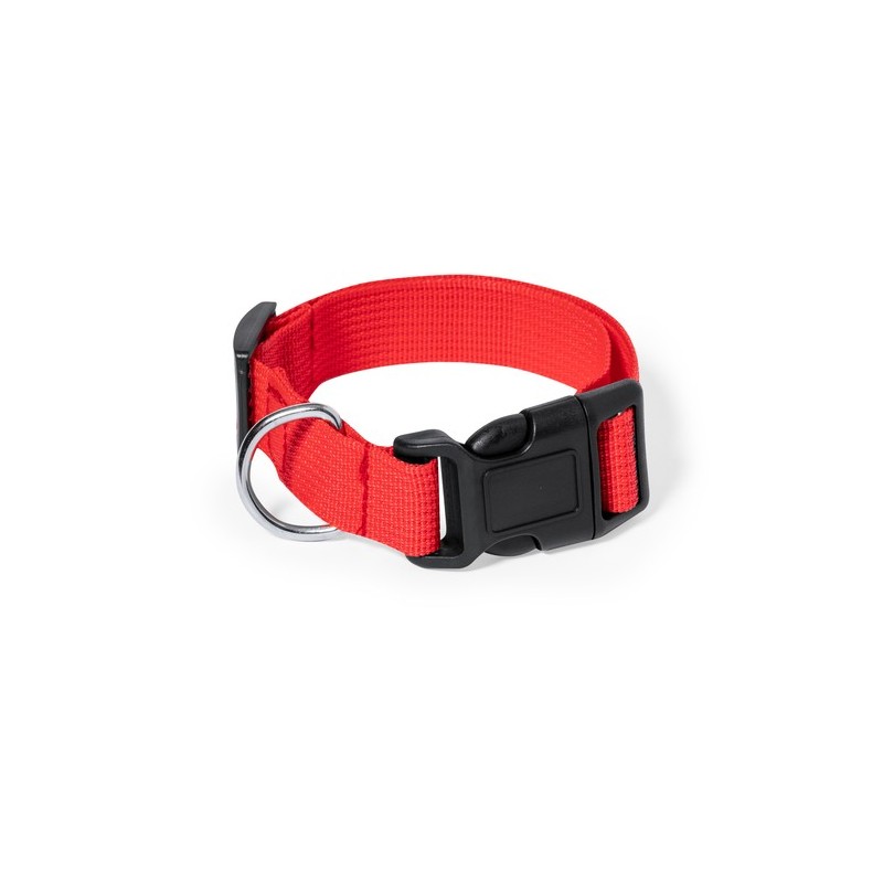 Collier Personnalisé pour Animaux Éco-responsable - Mastif Matières : polyester Couleurs : rouge personnalisation sur mesure