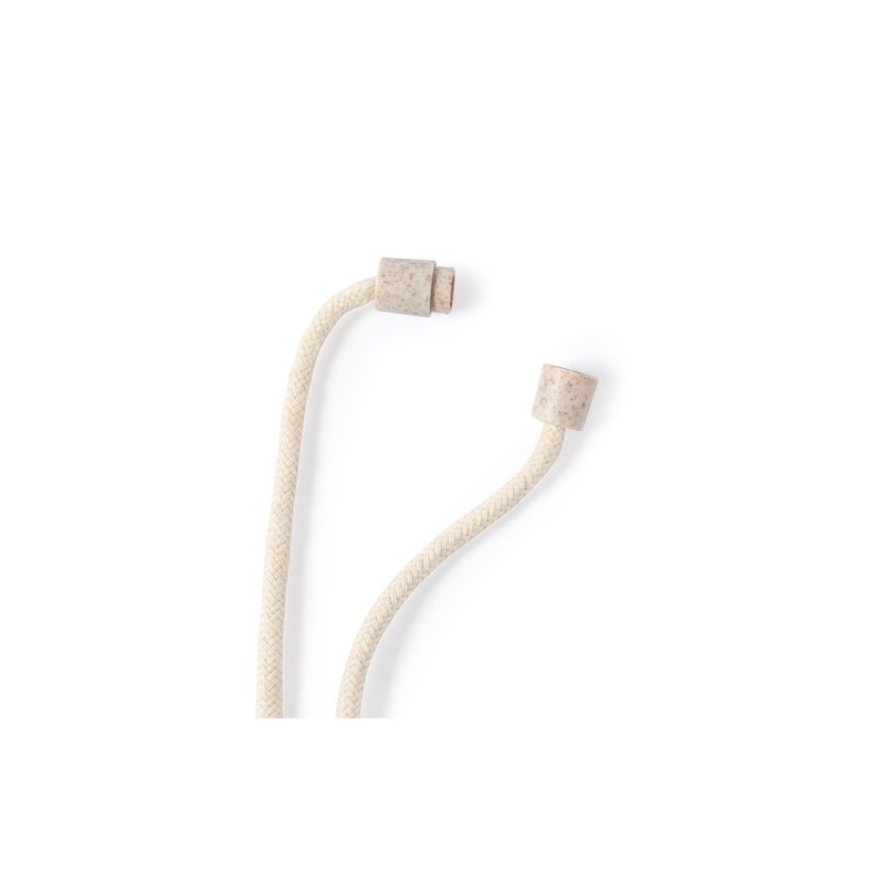 Lanyard Éco-responsable Personnalisé - Denain Matières : coton marquage laser ultra précis