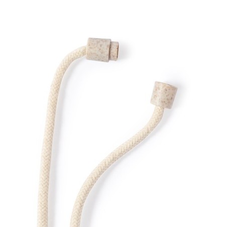 Lanyard Éco-responsable Personnalisé - Denain Matières : coton marquage laser ultra précis