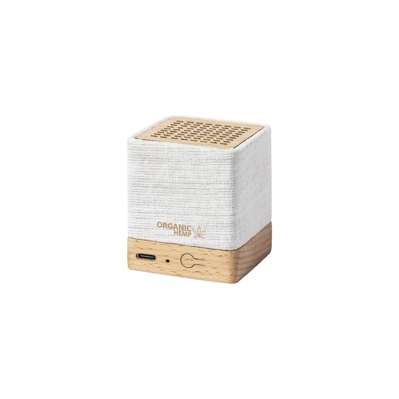 Haut-Parleur Éco-responsable Personnalisé pas cher Dorkin Matières : bois personnalisable avec votre logo