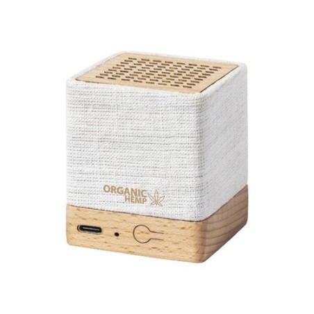 Haut-Parleur Éco-responsable Personnalisé pas cher Dorkin Matières : bois personnalisable avec votre logo