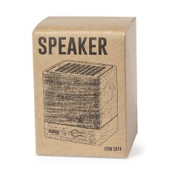 Haut-Parleur Éco-responsable Personnalisé pas cher Dorkin Matières : bois marquage laser ultra précis