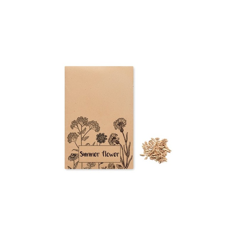 Enveloppe Éco-responsable de Graines de Fleurs Sauvages - SEEDLOPE Matières : papier Couleurs : beige