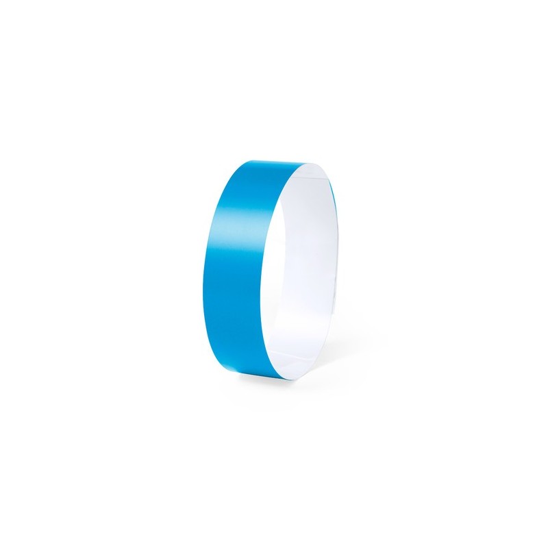 Bracelet Éco-responsable Sécurisé pour Événements - Fonten Matières : Synthétique Couleurs : bleu clair goodies publicitaire évé