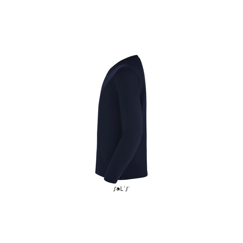 T-shirt Éco-responsable et Confortable 190g pour Enfant - IMPERIAL LSL Taille textile : XL Couleurs : french navy marquage coule