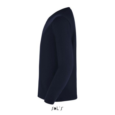 T-shirt Éco-responsable et Confortable 190g pour Enfant - IMPERIAL LSL Taille textile : XL Couleurs : french navy marquage coule