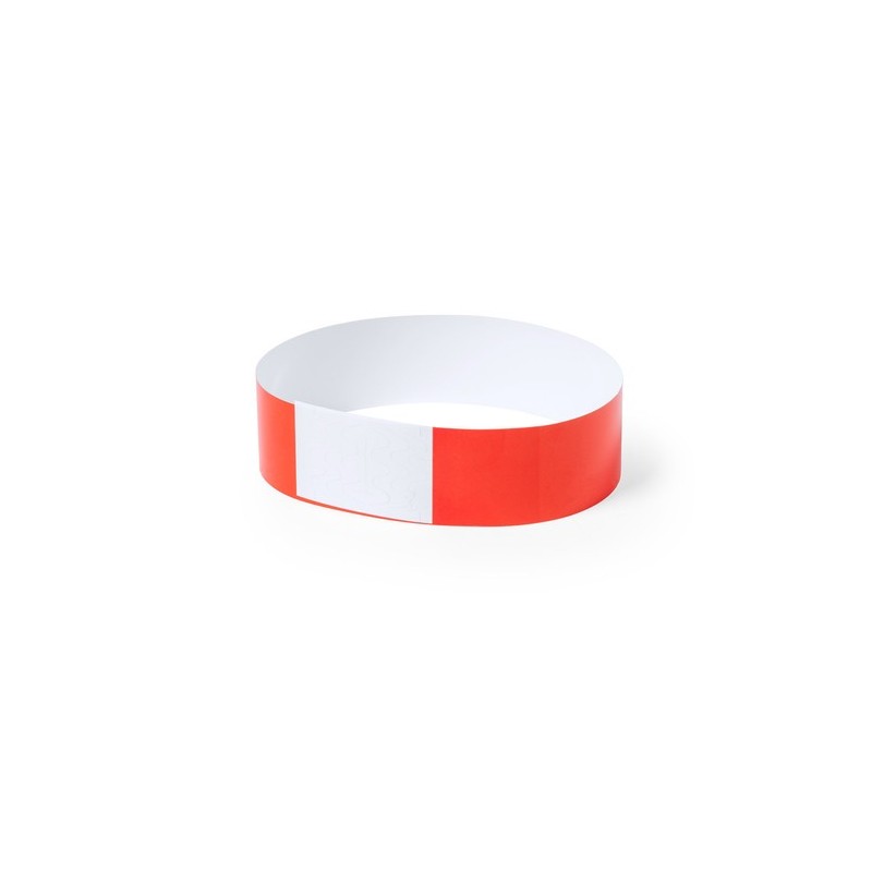 Bracelet Éco-responsable Sécurisé pour Événements - Fonten Matières : Synthétique Couleurs : blanc goodies publicitaire événemen