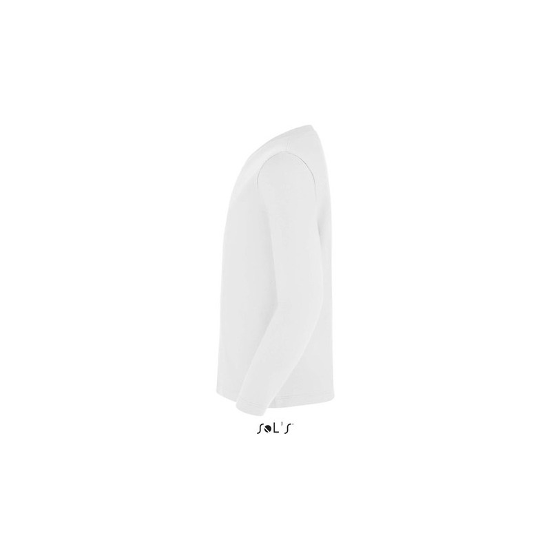 T-shirt Éco-responsable et Confortable 190g pour Enfant - IMPERIAL LSL Taille textile : XL Couleurs : blanc personnalisation rap