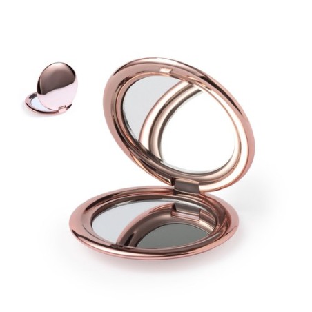 Miroir de poche élégant et personnalisé bien-être Busey pas cher Couleurs : rose impression haute définition