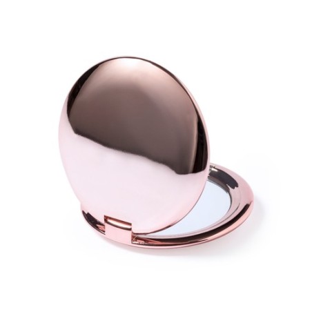 Miroir de poche élégant et personnalisé bien-être Busey pas cher Couleurs : rose marquage couleur éclatante