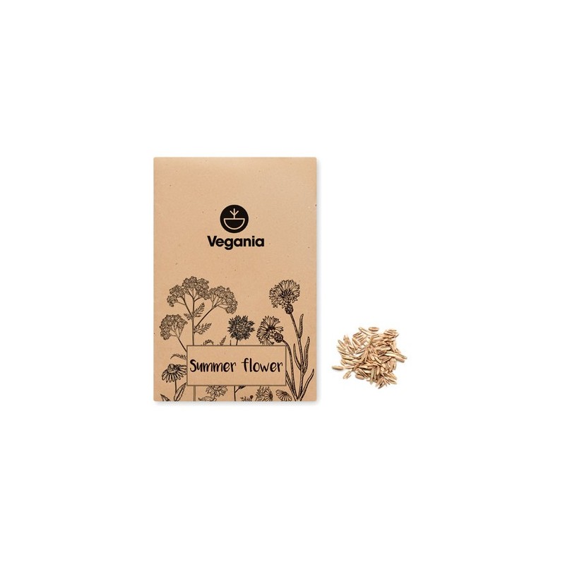 Enveloppe Éco-responsable de Graines de Fleurs Sauvages - SEEDLOPE Matières : papier Couleurs : beige goodies publicitaire événe