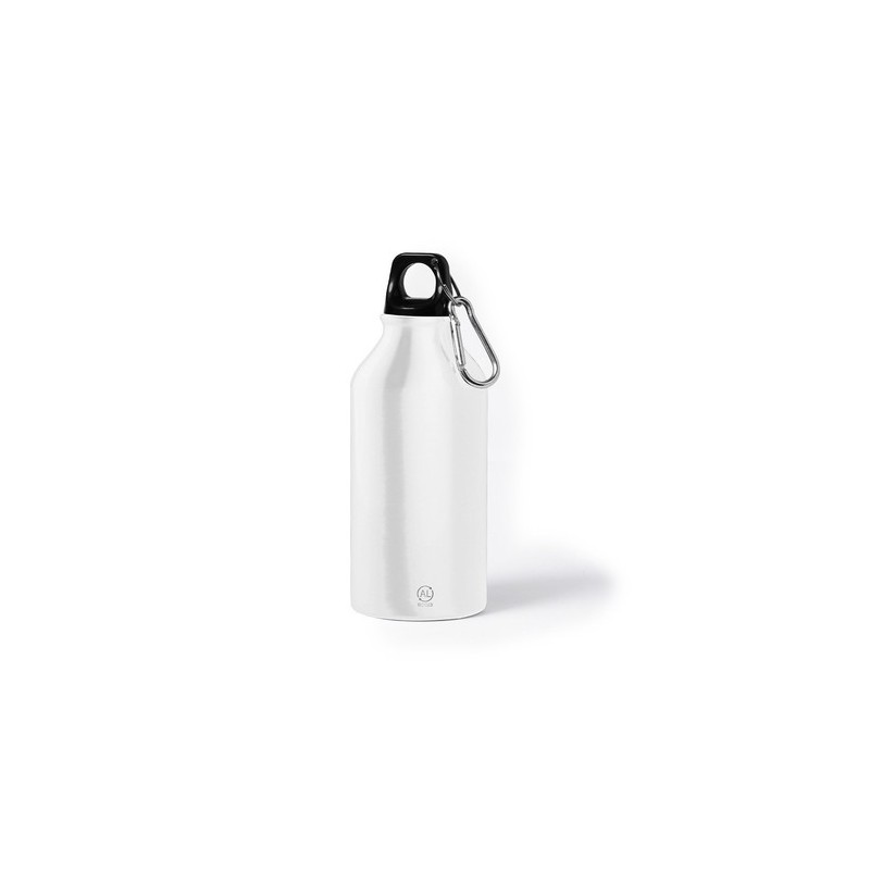 Bidon Éco-responsable Personnalisable Gourde Seirex Matières : aluminium recyclé  Couleurs : argenté cadeau client original