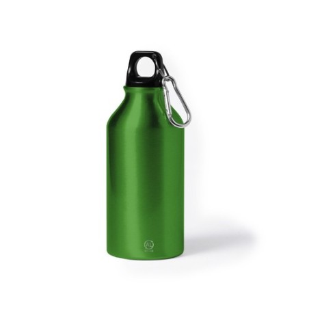 Bidon Éco-responsable Personnalisable Gourde Seirex Matières : aluminium recyclé  Couleurs : noir accessoire événementiel unique
