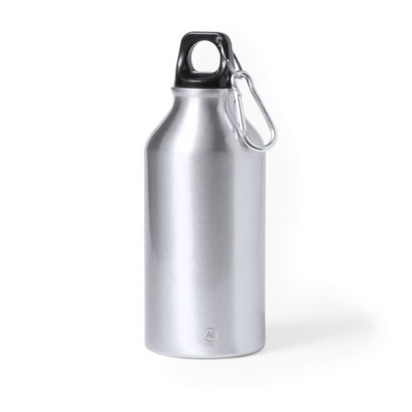 Bidon Éco-responsable Personnalisable Gourde Seirex Matières : aluminium recyclé  Couleurs : bleu impression logo haute qualité