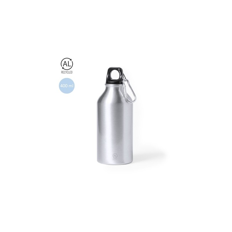 Bidon Éco-responsable Personnalisable Gourde Seirex Matières : aluminium recyclé  Couleurs : rouge impression logo haute qualité