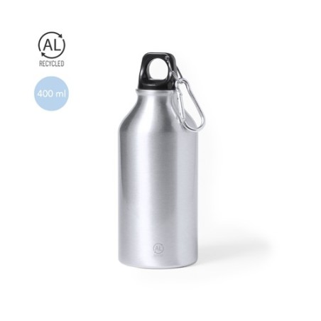 Bidon Éco-responsable Personnalisable Gourde Seirex Matières : aluminium recyclé  Couleurs : vert cadeau client original