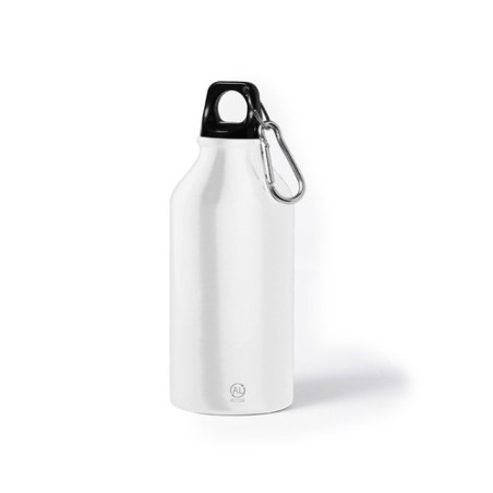 Bidon Éco-responsable Personnalisable Gourde Seirex Matières : aluminium recyclé  Couleurs : blanc goodies publicitaire événemen