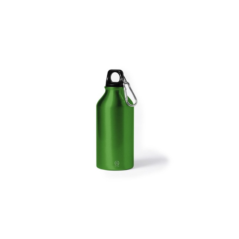 Bidon Éco-responsable Personnalisable Gourde Seirex Matières : aluminium recyclé  Couleurs : blanc impression logo haute qualité