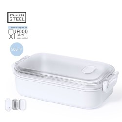 Gamelle Thermique Personnalisée Éco-responsable Veket Matières : acier inoxydable Couleurs : blanc 2