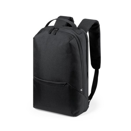 Sac à Dos Personnalisé Pratique et Durable Elanis Couleurs : noir Matières : polyester recyclé