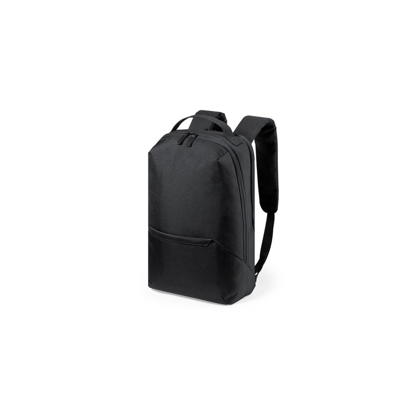 Sac à Dos Personnalisé Pratique et Durable Elanis Couleurs : noir Matières : polyester recyclé cadeau collaborateur premium