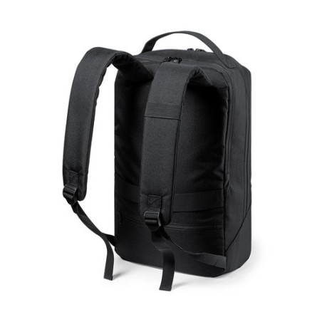 Sac à Dos Personnalisé Pratique et Durable Elanis Couleurs : noir Matières : polyester recyclé accessoire événementiel unique