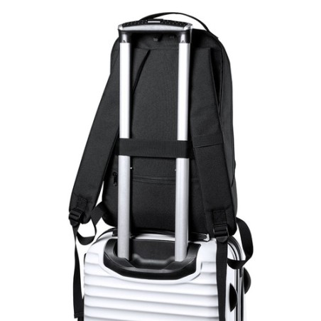 Sac à Dos Personnalisé Pratique et Durable Elanis Couleurs : noir Matières : polyester recyclé cadeau affaires élégant