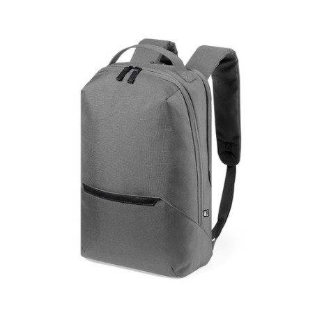 Sac à Dos Personnalisé Pratique et Durable Elanis Couleurs : noir Matières : polyester recyclé personnalisable avec votre logo