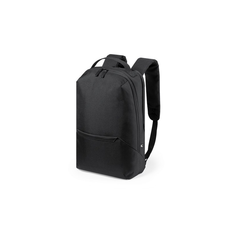 Sac à Dos Personnalisé Pratique et Durable Elanis Couleurs : noir Matières : polyester recyclé impression haute définition
