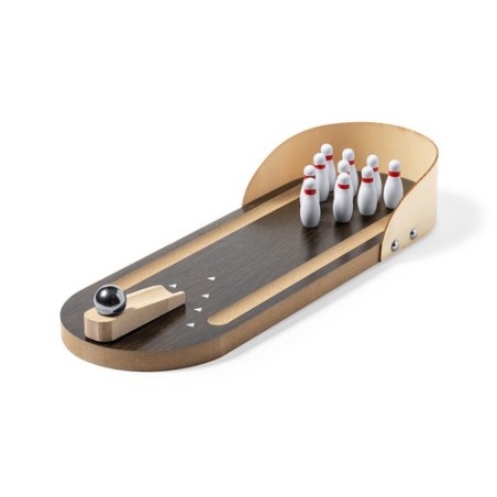 Mini-Jeu Bowling Personnalisé Strike Matières : bois cadeau entreprise pas cher